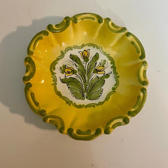 Vintage Meiselman Imports Numbered Collector’s Plate Yellow Floral - Picture 1 of 4